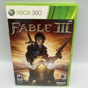 Xbox 360 Fable III (2010, Microsoft) Tested Complete w/Manual CIB